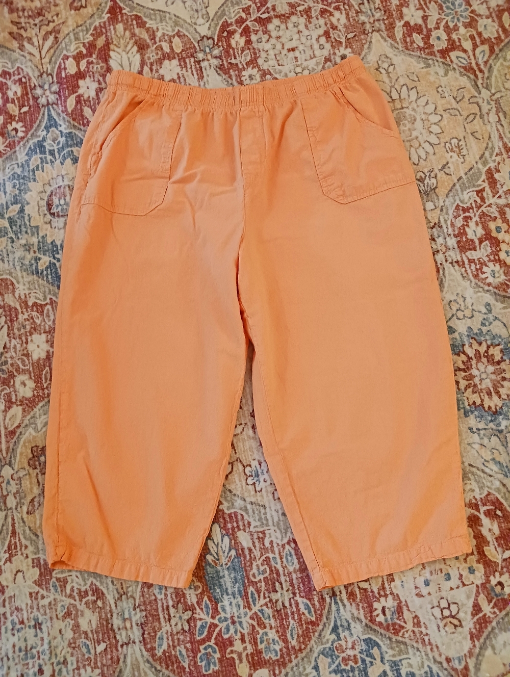 Basic Editions Light Orange Capris